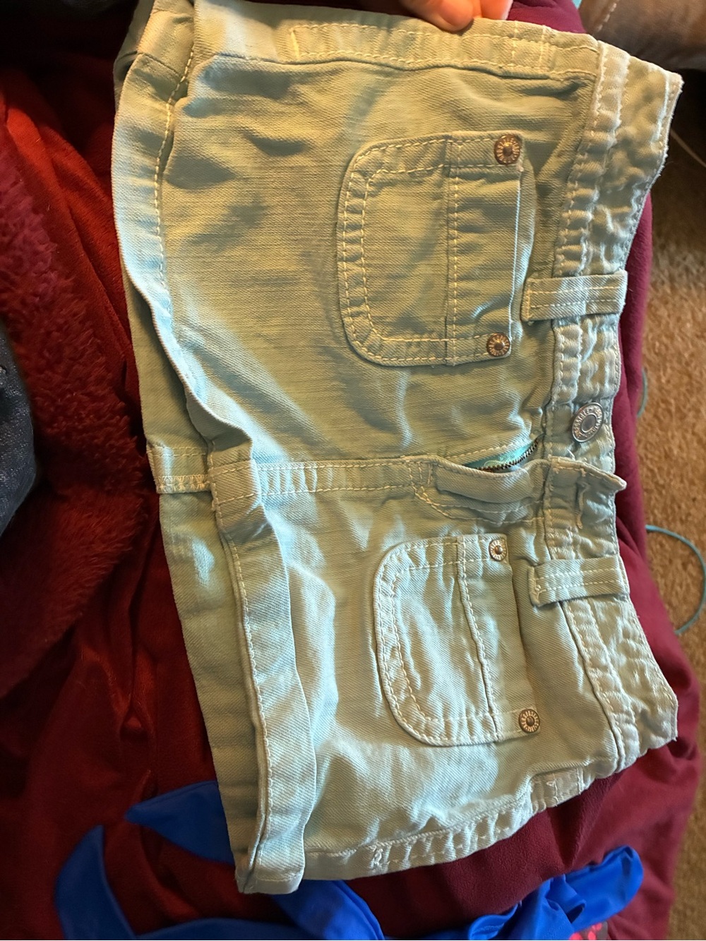 Aeropostale Light Mint Green Mini Skirt